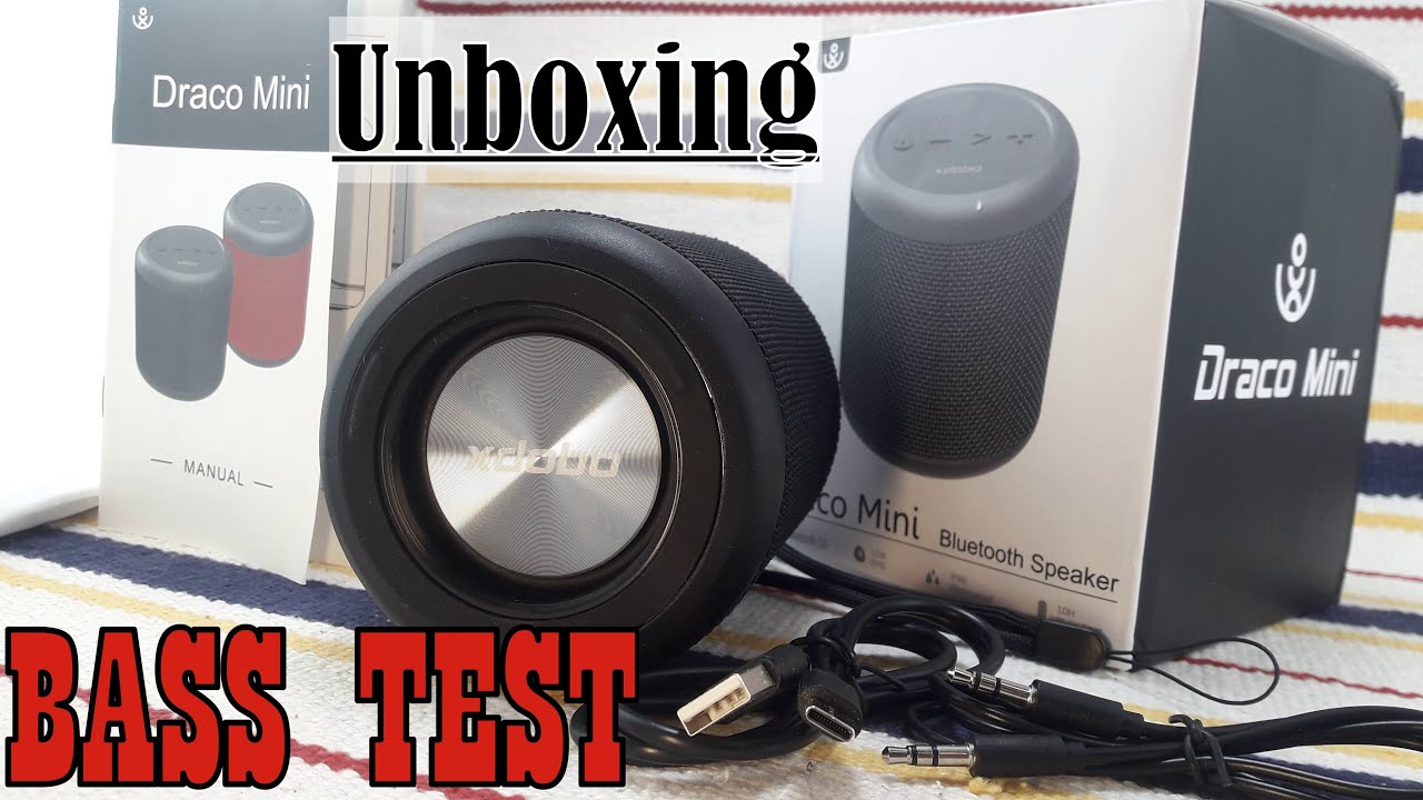 Xdobo Draco Mini - Unboxing 🔊 Bass Test 🔊