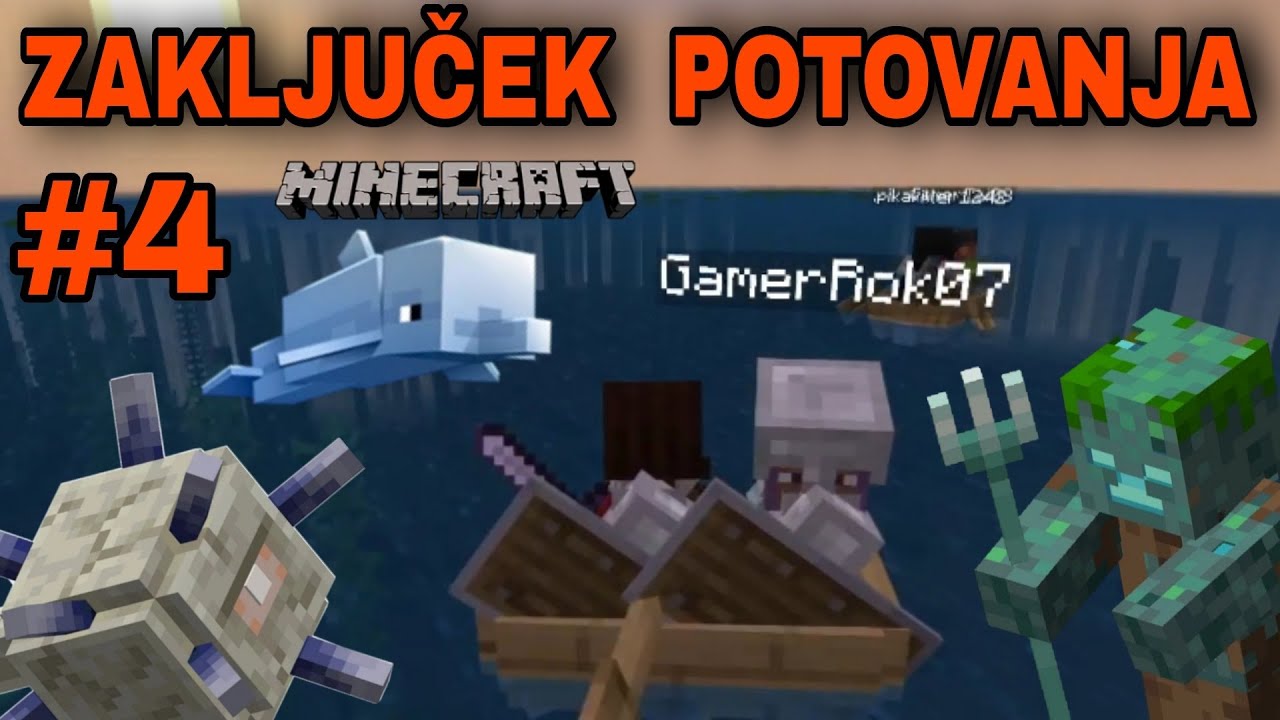 Potovanje se zaključi / dobili smo novega člana / #4 Minecraft [SLO]