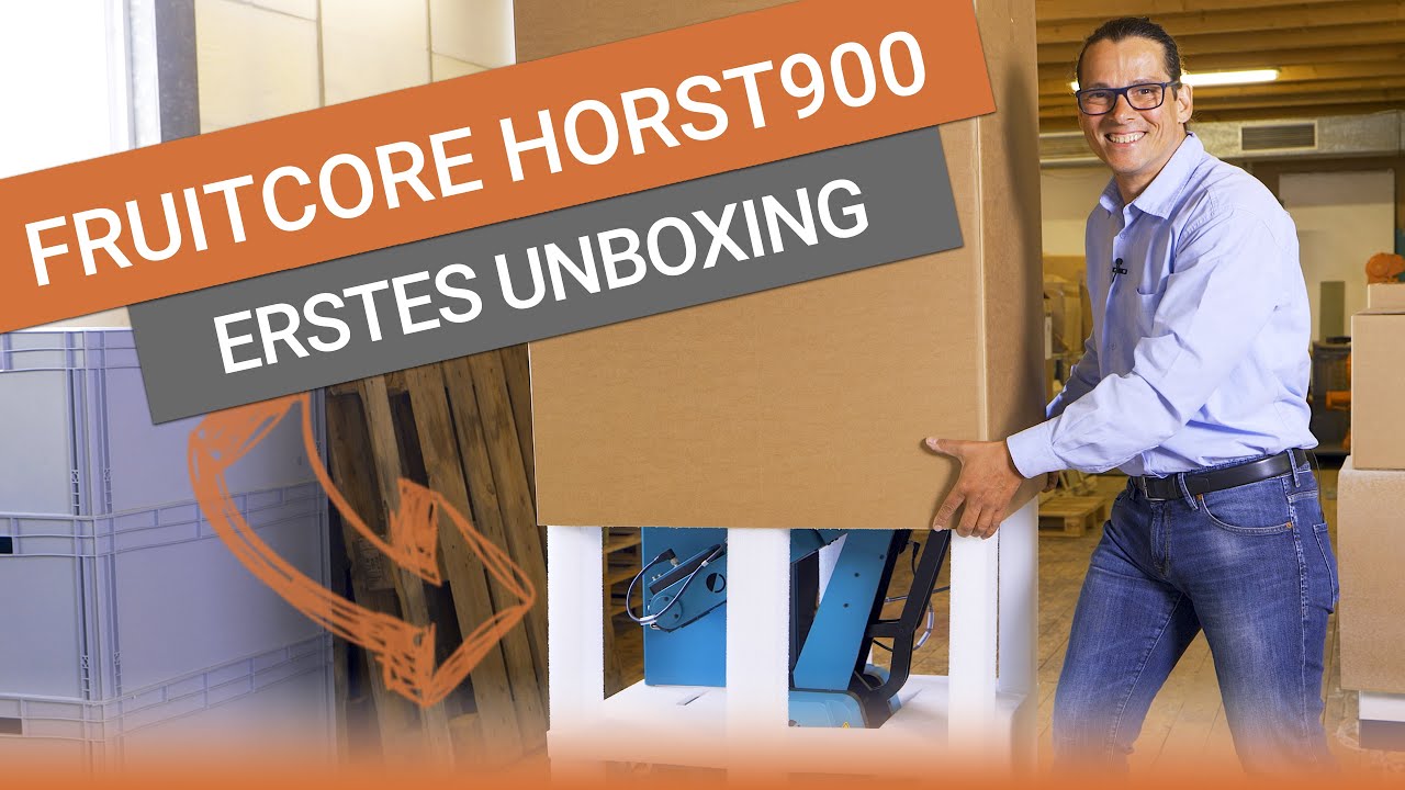 Fruitcore HORST 900 Unboxing - Neues innovatives Robotersystem aus Deutschland!