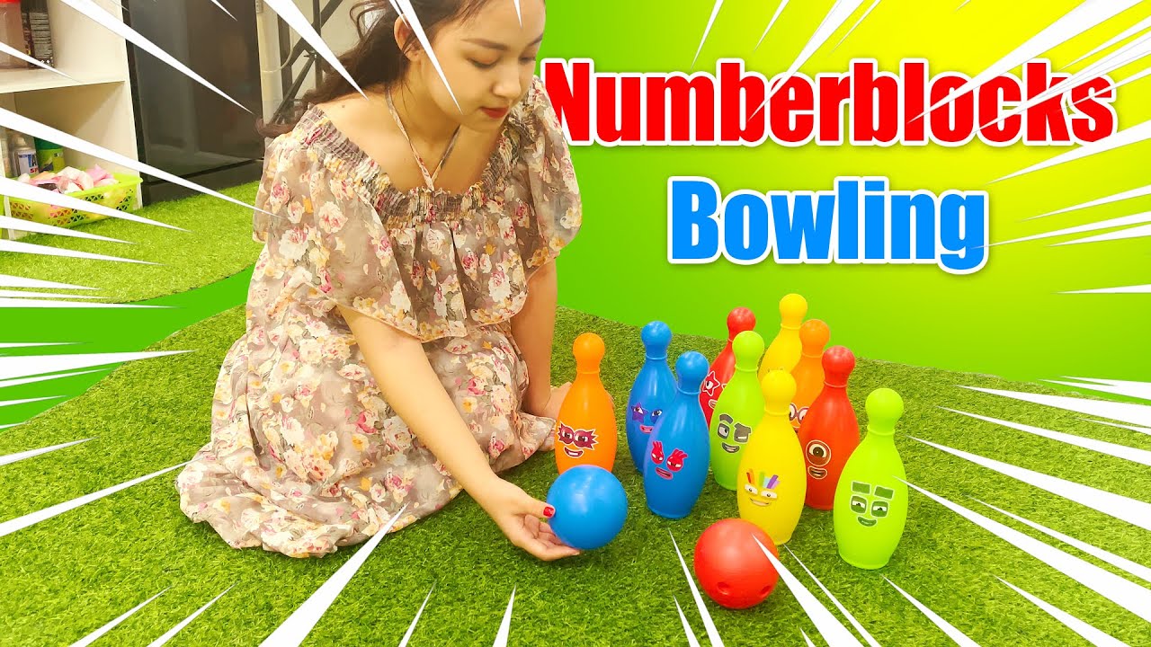 Numberblocks Bowling - Looking Numberblocks Bowling with Numberblocks Queen.