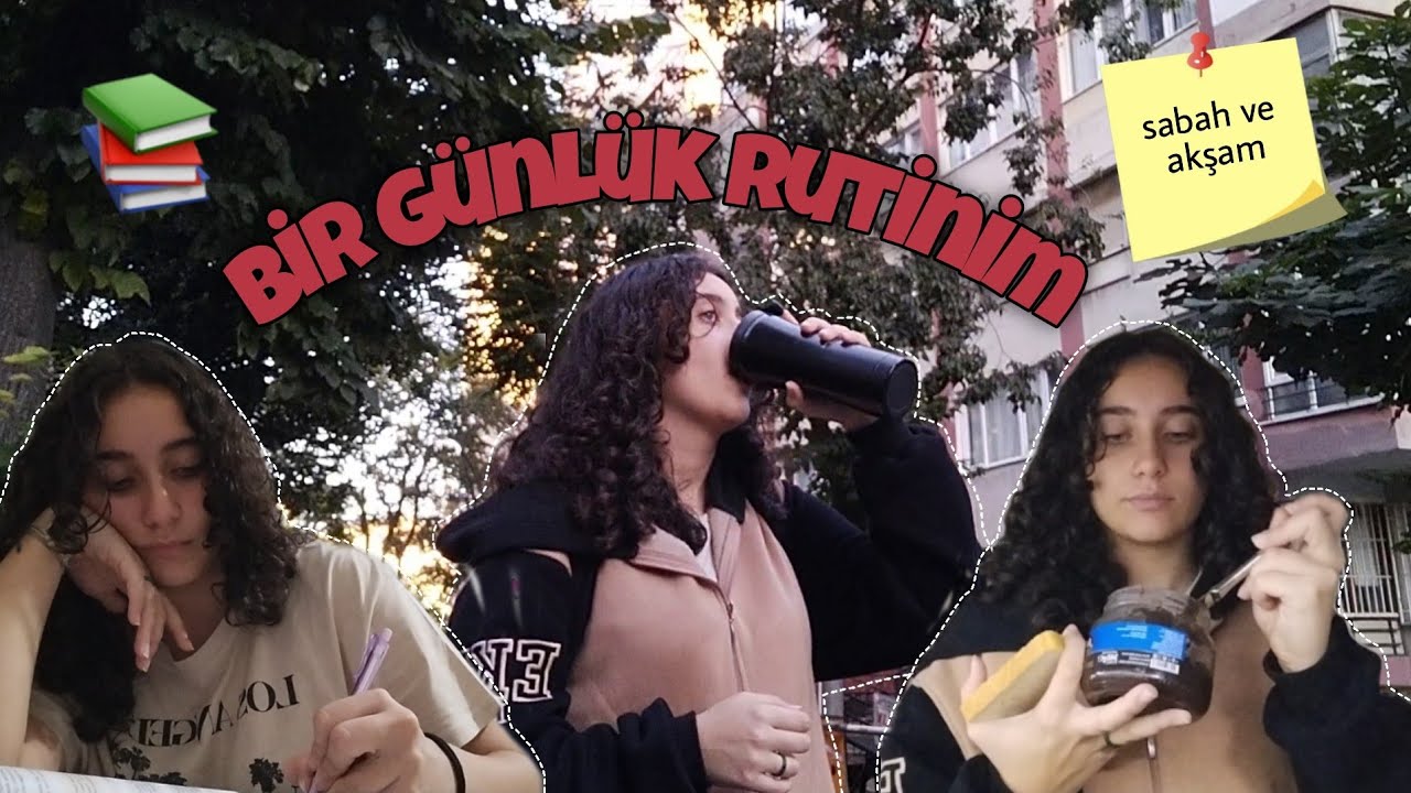 Bir Günlük Rutinim | Sabah ve Akşam 🌇🌃 (2023-2024) #lisedefterim