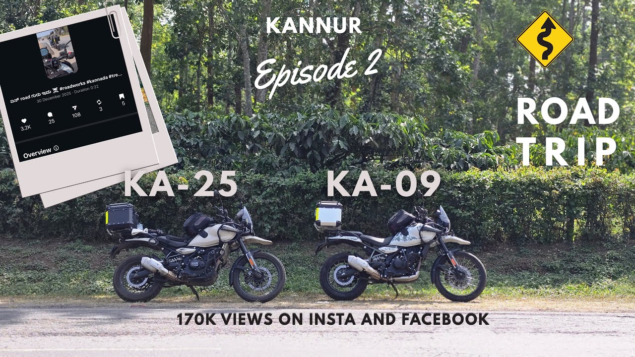 Just Miss ಗುರು ಹಳ್ಳ ನೋಡೇ ಇಲ್ಲ | Himalayan 450 | Kannada Motovlogs | Kannur Ride EP-2