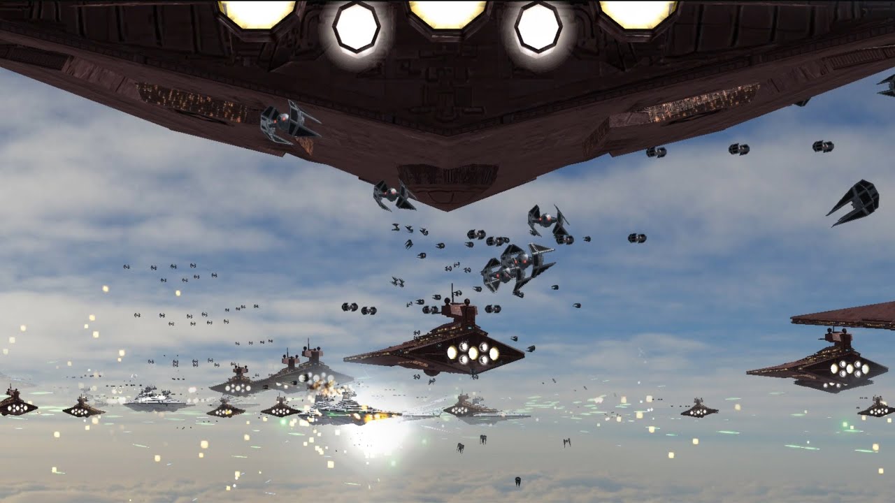 Teradoc&rsquo;s Fleet vs Harrsk&rsquo;s Fleet &ndash; Star Wars Empire at War Super Massive Battle