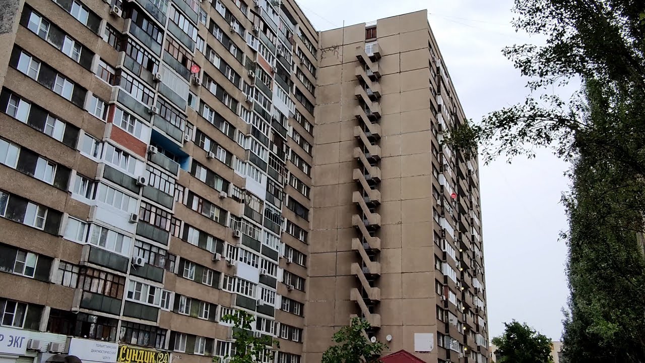 🏠16-ти этажка серии II-60! Лифты-залипайки (КМЗ-1978 г.в); Тольятти; Дзержинского 29, подъезд 1