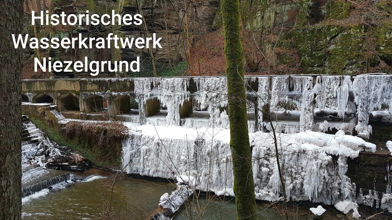Sächsische Schweiz Wasserkraftwerk Niezelgrund Lohmener Klamm