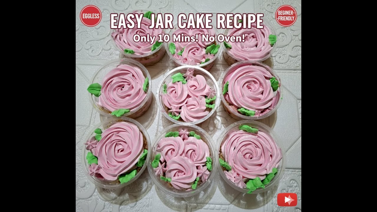 10 मिनट में बनाएँ बाज़ार जैसे Jar Cakes 😍 | Easy Eggless Jar Cake Recipe / 200 ml Jar Cake price
