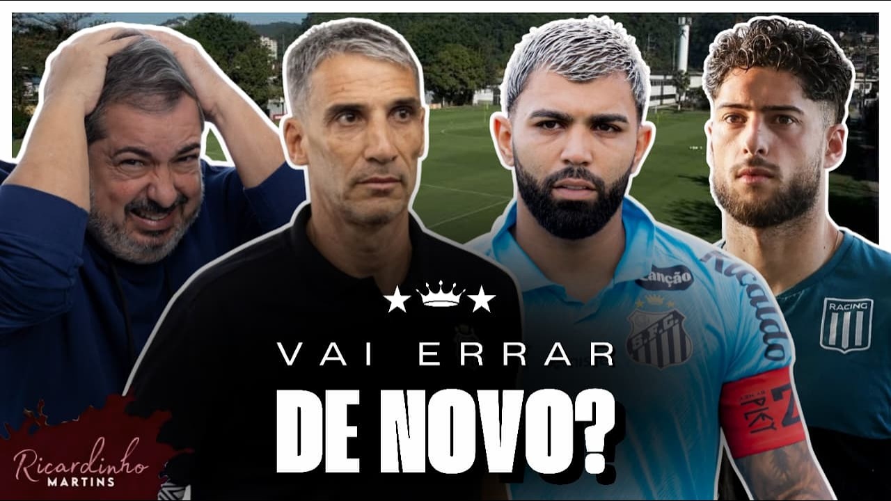 GABIGOL FORA? | SANTOS quer o zagueiro MAIS FRACO do RACING? | 2 FORA e 1 DENTRO contra o FURACÃO