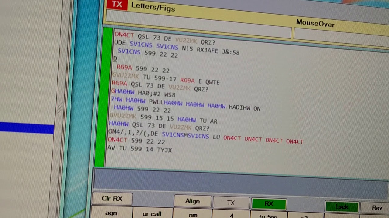CQ World Wide RTTY Contest 2019 video showing the art of making contacts during a pileup.!!