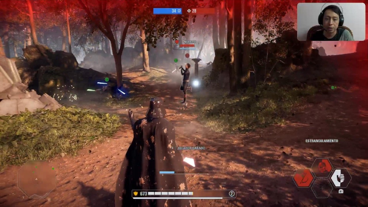 Battlefront II - Darth Vader/Anakin imponen - Héroes vs Villanos