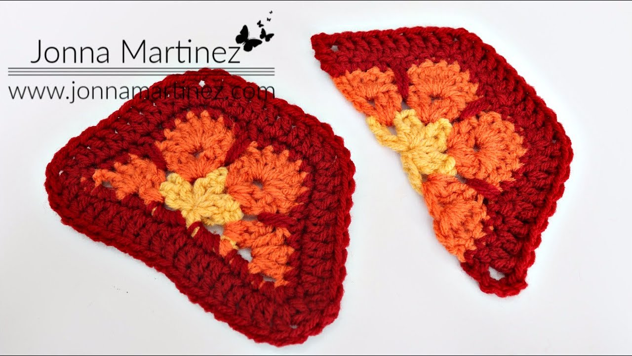 How To Crochet A Half African Flower Motif | Two Ways | Hexagon Blanket filler pieces