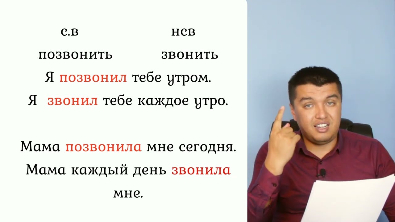 Совершённый жана несовершённый вид боюнча толук түшүнүк алыңыз.