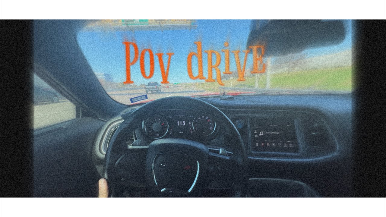 POV DRIVE IN CHALLENGER V6!! SLIGHTLY CUTTING UP!!
