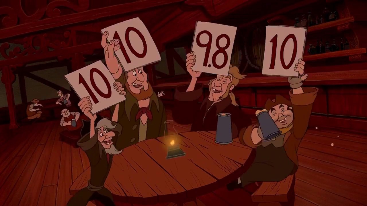 Gaston, but there are overly exaggerated generic sound effects