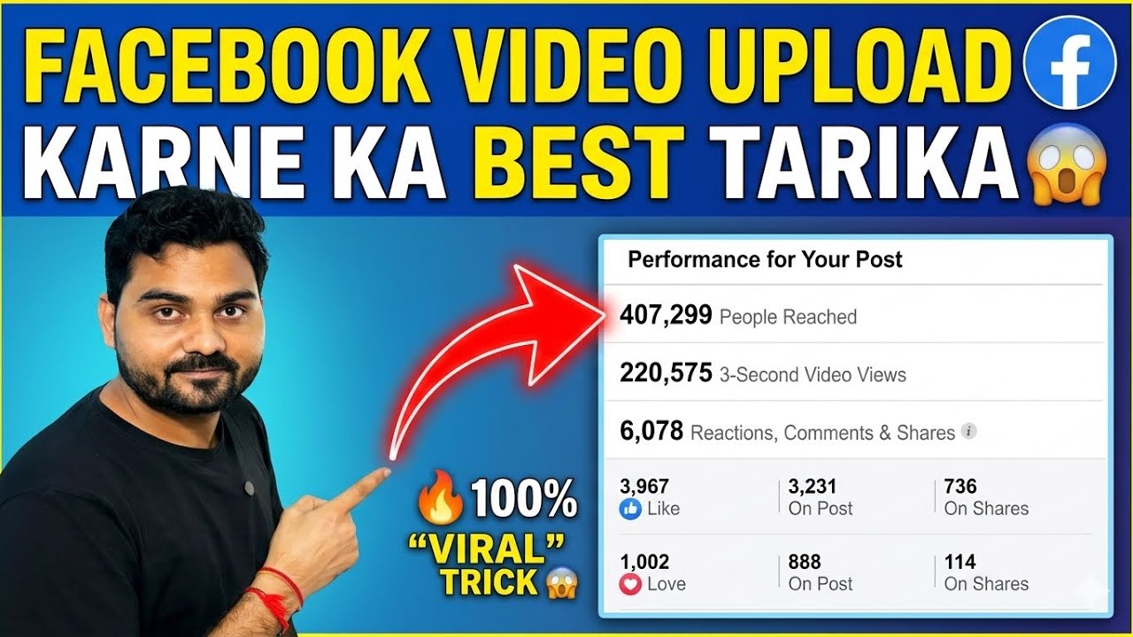 Facebook Par Video Upload Karne ka best tarika (2026) |📱 Step-by-Step Guide RANJIT SHARMA
