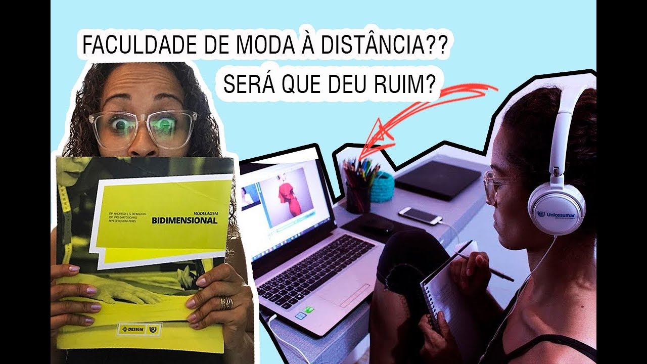 MEU 1º ANO NA FACULDADE DE MODA À DISTÂNCIA-UNICESUMAR |Precisa saber desenhar?