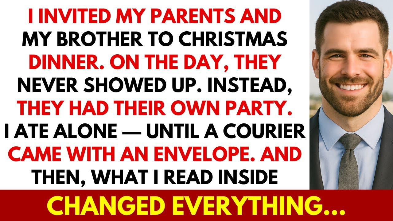 I Invited My Family To Christmas Dinner, But They Never Showed Up. Then Everything Changed When...