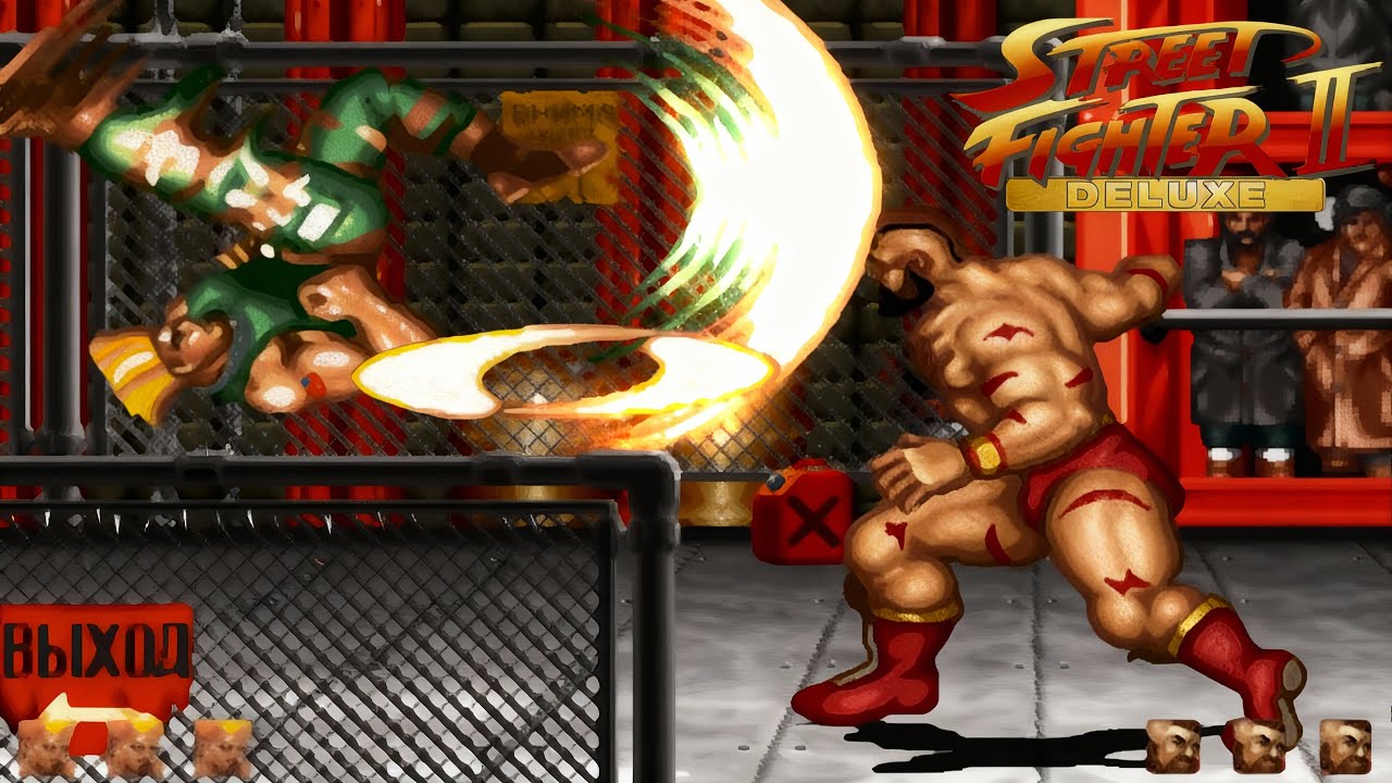 Street Fighter 2 Deluxe - Гайл против Соника Зангиефа 07.01.2026 #mugen #mugenstreetfighter