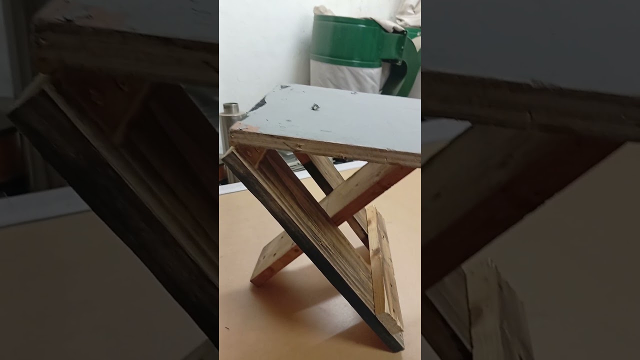 DIY folding stool