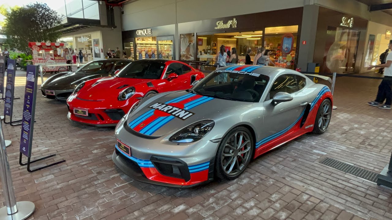 Exposição de Supercarros no Shopping! Ferrari, Porsche, Mercedes e Aston Martin ÚNICO NO MUNDO
