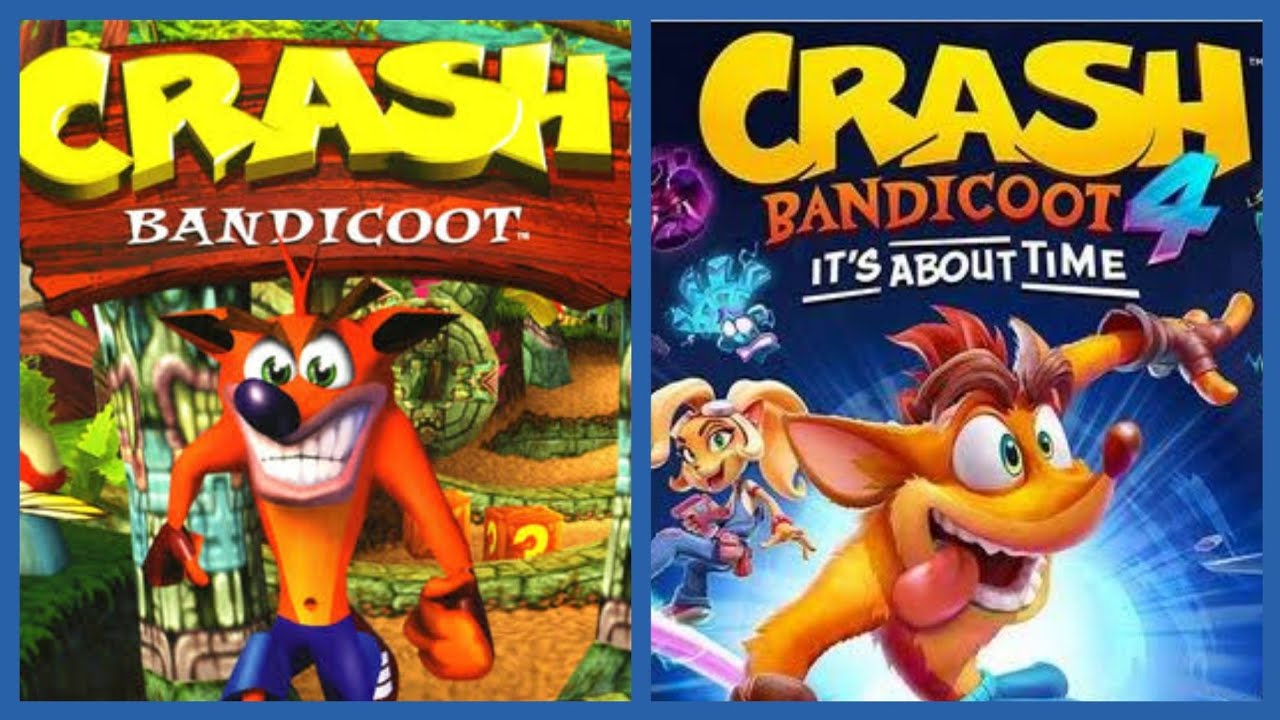 Crash Bandicoot  Evolu&ccedil;&atilde;o dos Jogos (1996-2020) - The Evolution of Crash Bandicoot Games