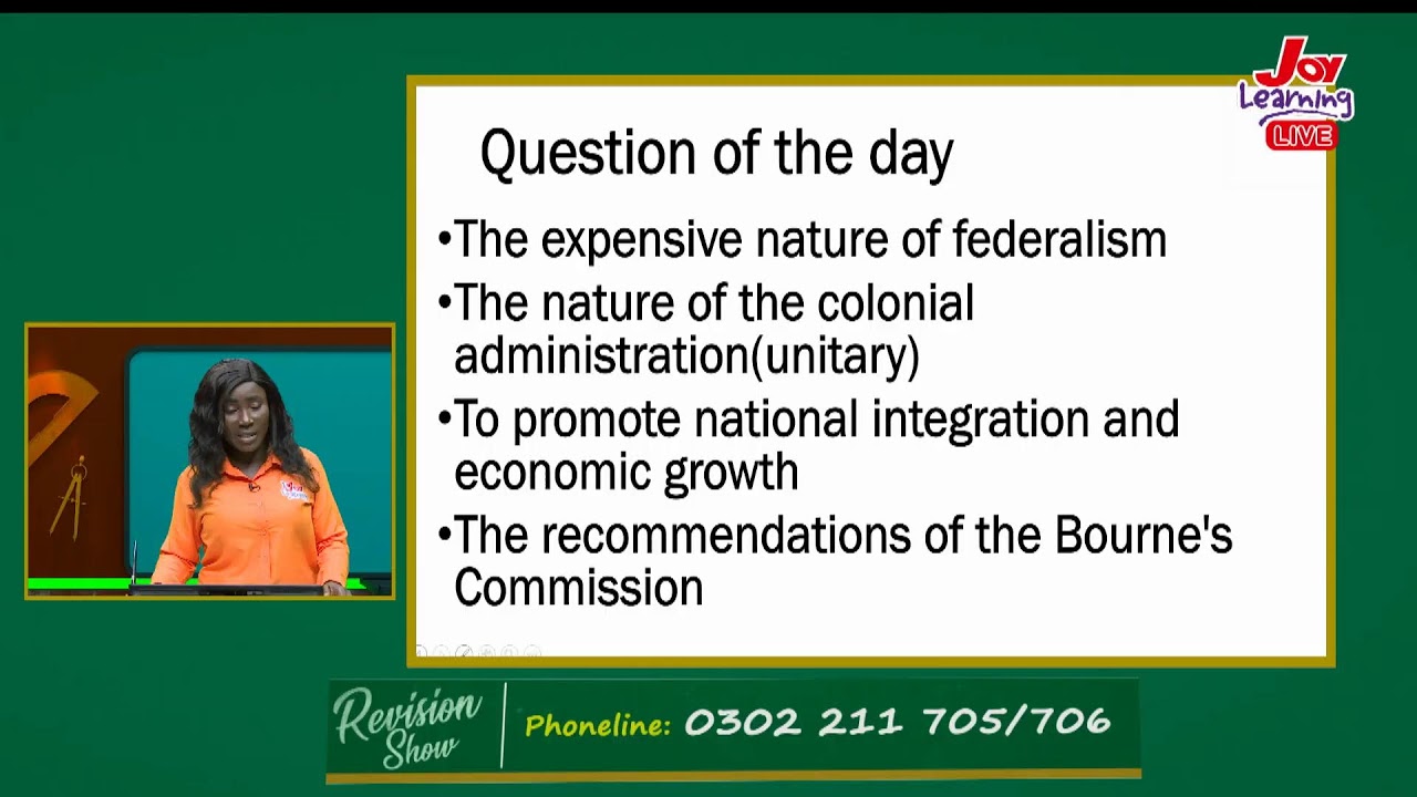 SHS Revision Show - Government- State Structure (7- 08 - 23)