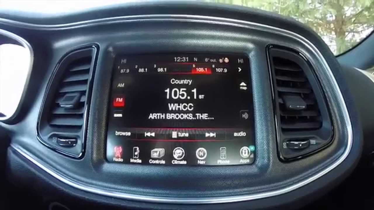 2015 Dodge Challenger UConnect® 8 4 Touchscreen Overview with Performance Pages|17768