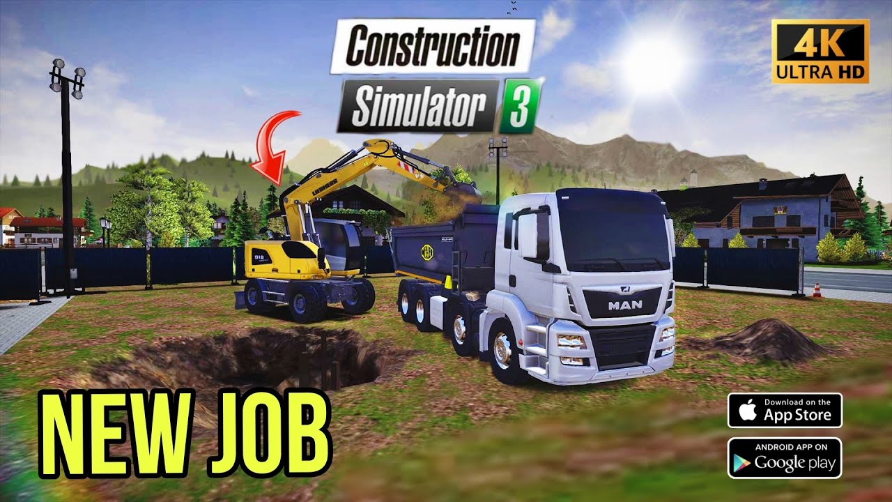 Contraction simulator 3 gameplay video||new vehicle buy||#androidgameplay #games