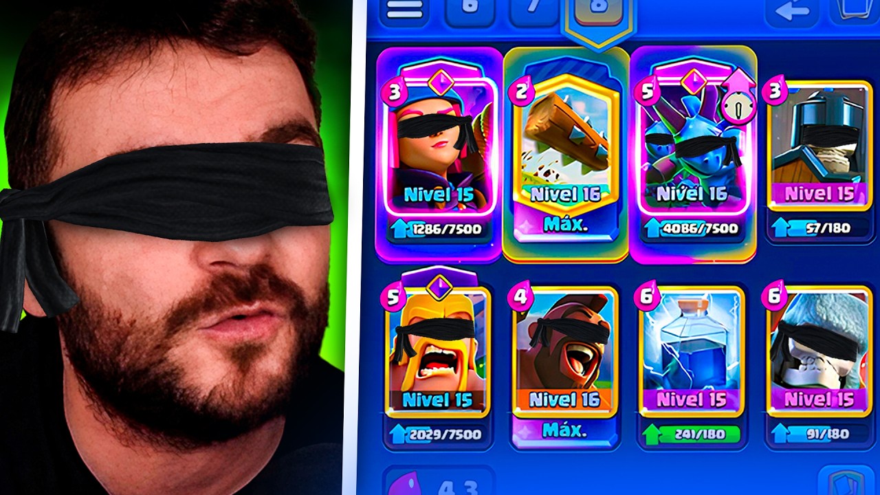 Clash Royale, pero con Mazos A CIEGAS!😱