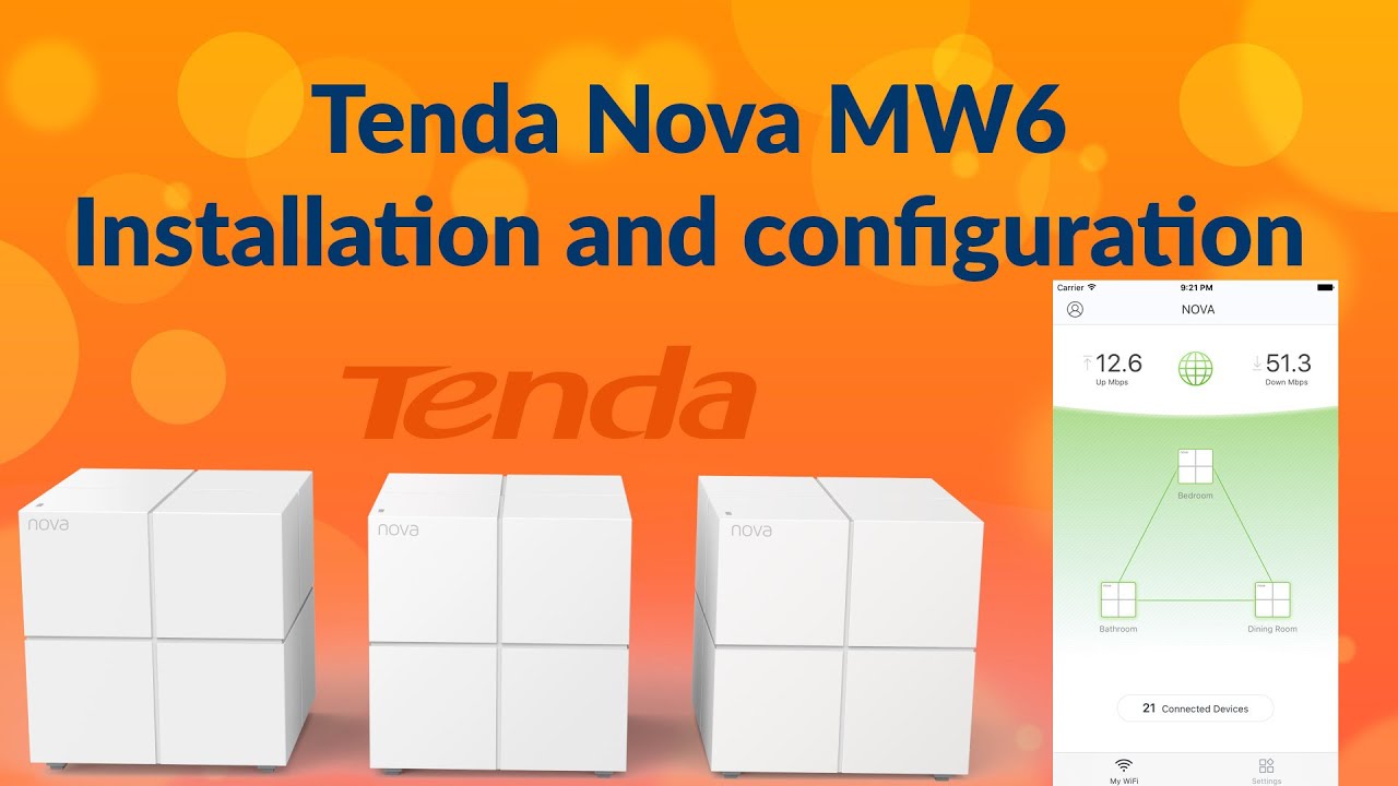 Tenda Nova MW6 Mesh WiFi | Пошаговое руководство по настройке и базовой конфигурации