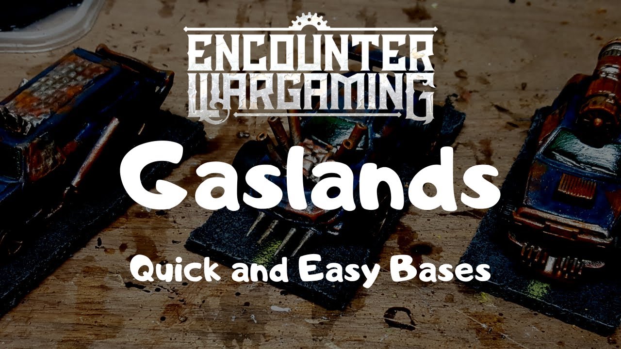 Gaslands - Quick and Easy Bases - Custom Hot Wheels