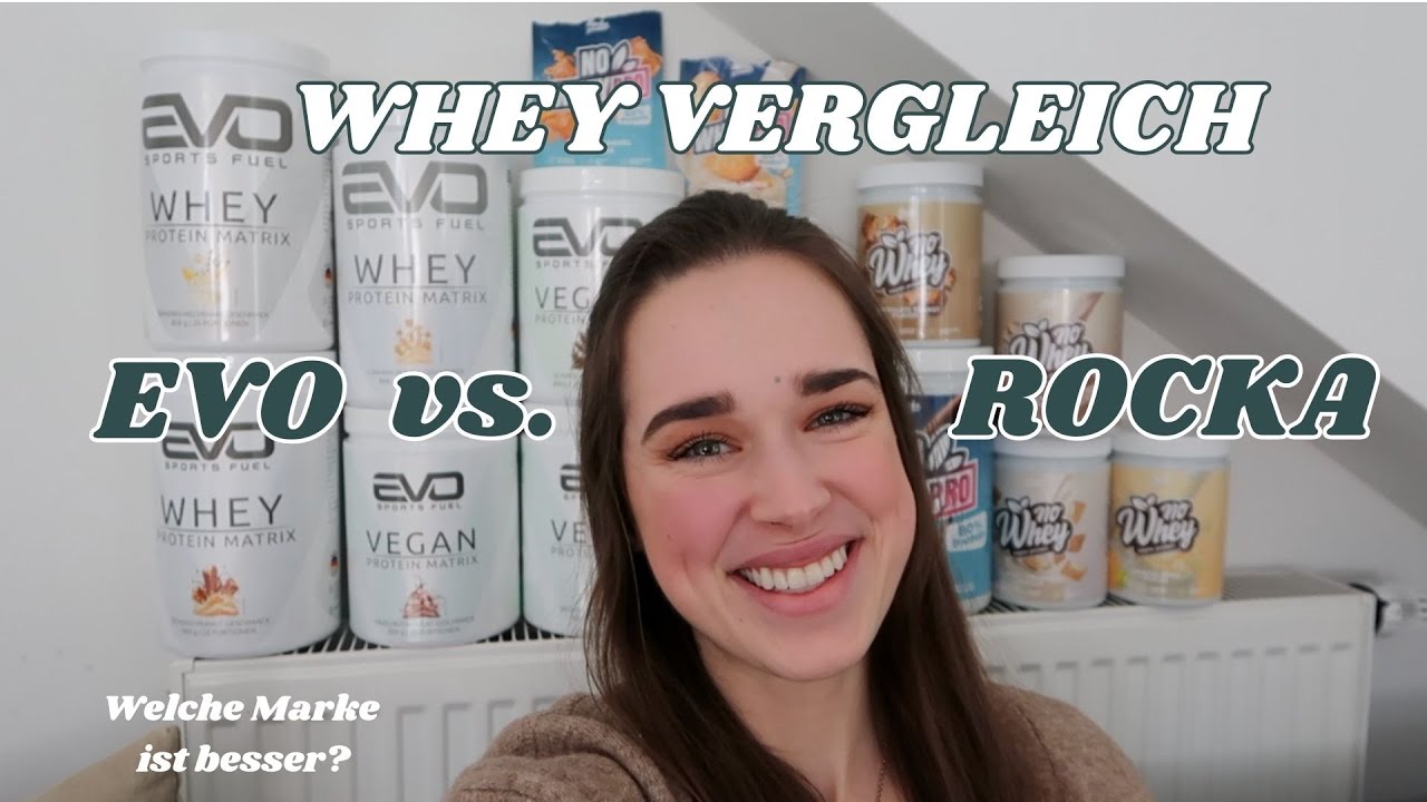 EVO vs. Rocka | Welche Marke überzeugt mehr?🤔 Der große WHEY Vegleichstest🤭