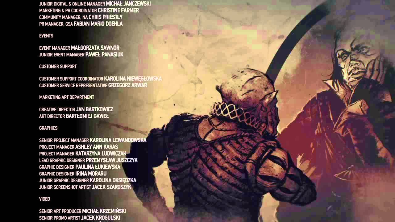 Credits - The Witcher 3: Wild Hunt