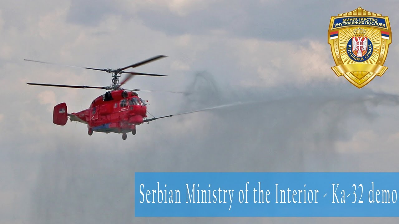 🇷🇸 KA-32 helicopter fire fighting demo/Хеликоптер за гашење пожара Камов Ка-32 - Гранит 2023  🇷🇸
