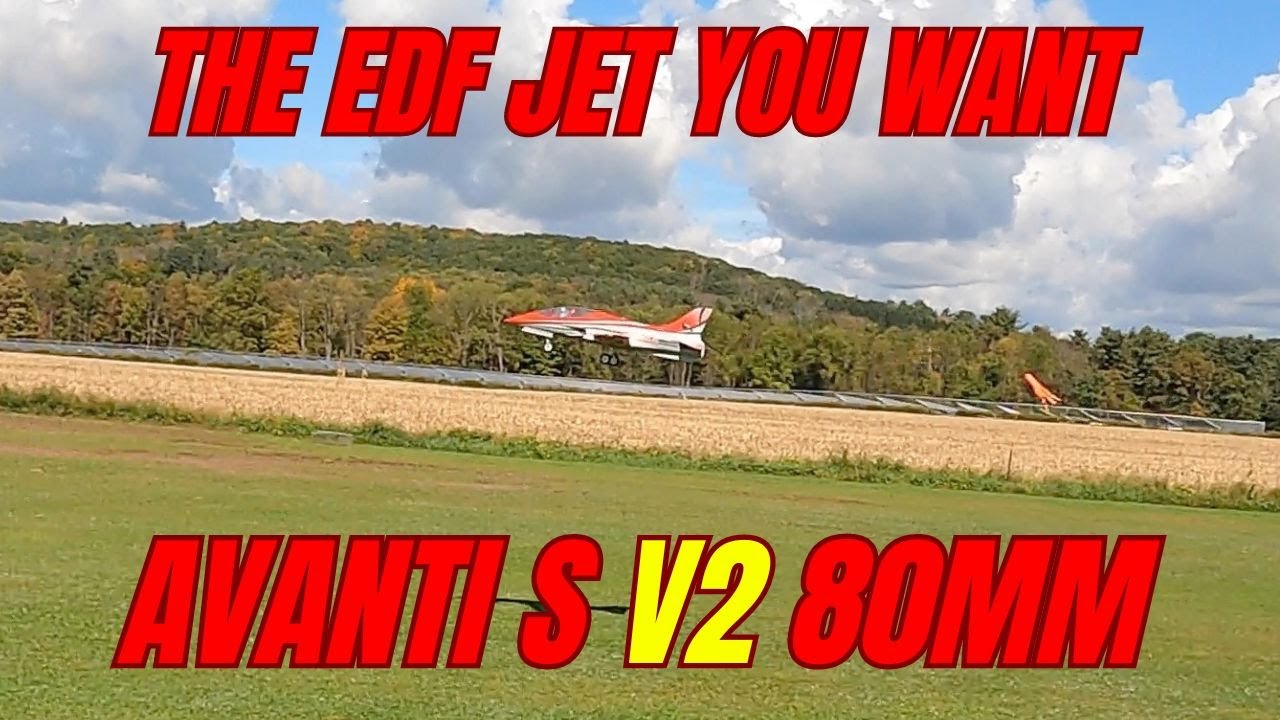 GREAT FIRST EDF JET FREEWING AVANTI S V2 80MM WHAT A GREAT JET