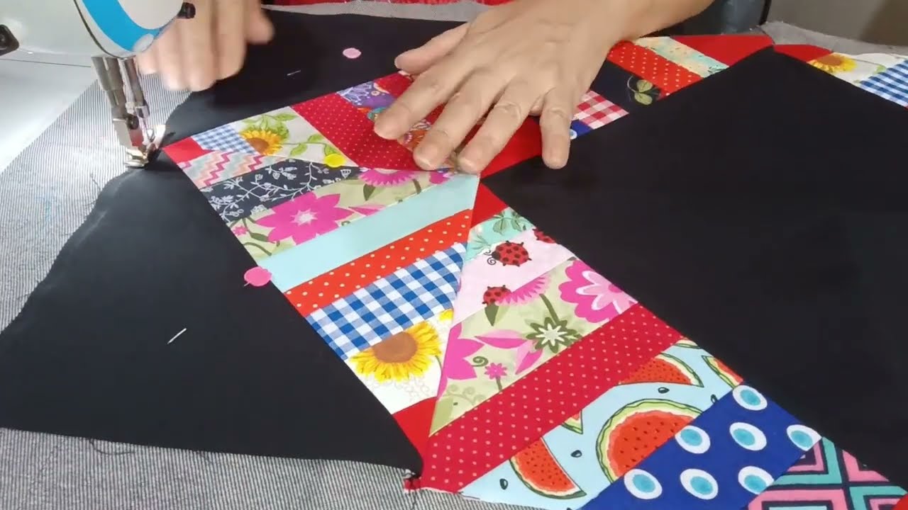 Como REAPROVEITAR faixas de RETALHOS fazendo um lindo TAPETE