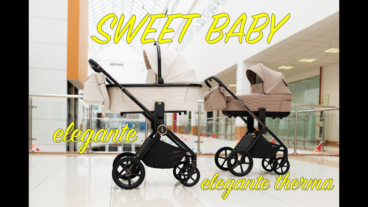 Обзор детской коляски Sweet baby elegante @koliaskid.ru, @kolyaska.777 ТЦ Аэробус Москва