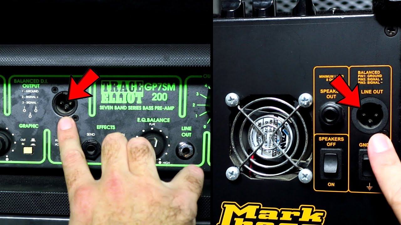 ¿POR QUÉ LOS AMPLIFICADORES DE BAJO ELÉCTRICO TIENEN SALIDA BALANCEADA XLR-3? - LINE OUT y DI OUT