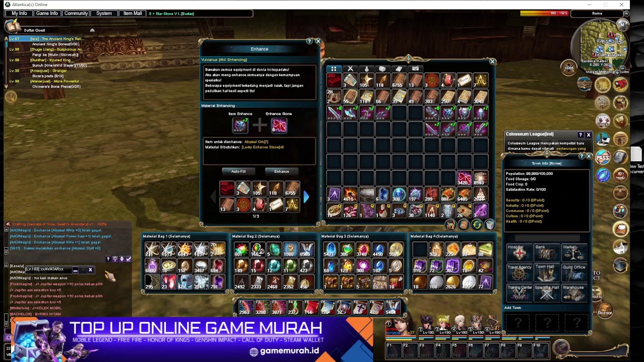 Prok Prok Apoc + berapa jadinya ? - Atlantica Inferno -Support Box : Lordsinz