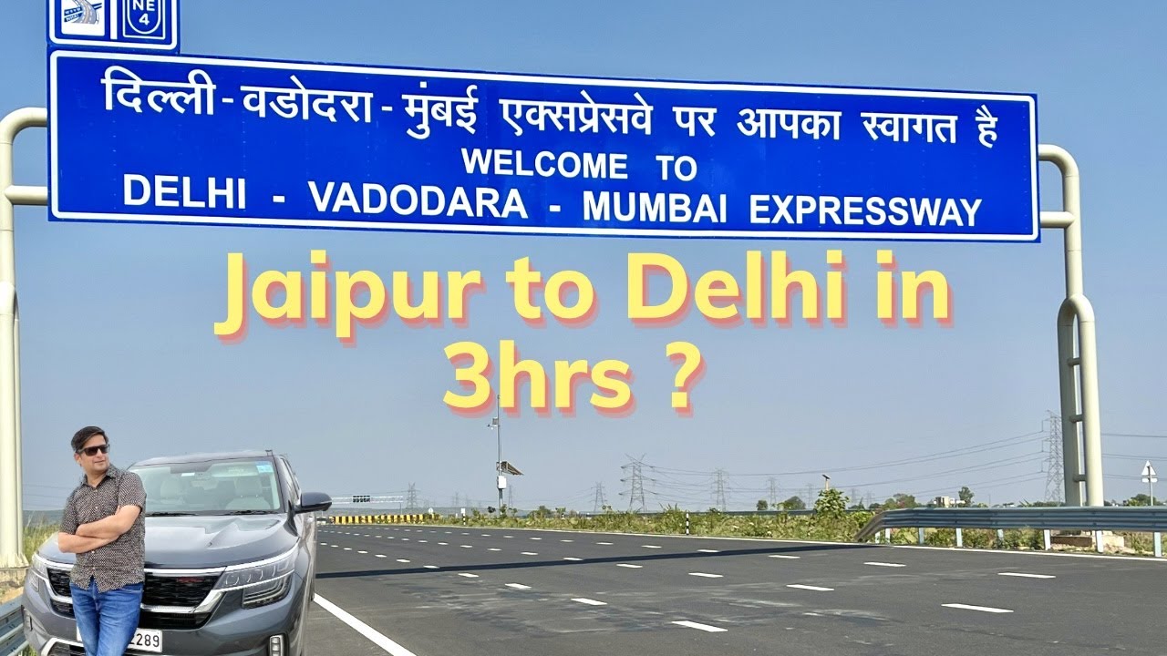 Jaipur to Delhi By Road via Delhi-Mumbai Expressway via Dausa/Jaipur to Gurugram by road/ Kia seltos