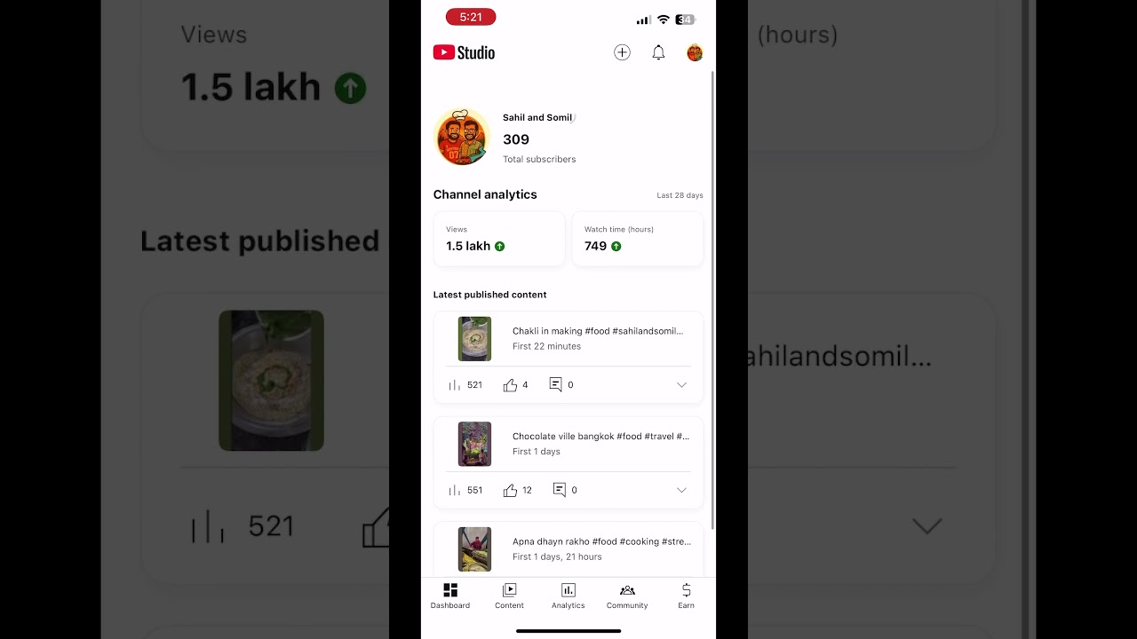 How to grow yt channel #how #howto #channel #sahilandsomil #growth #channelgrowth #youtubestudio