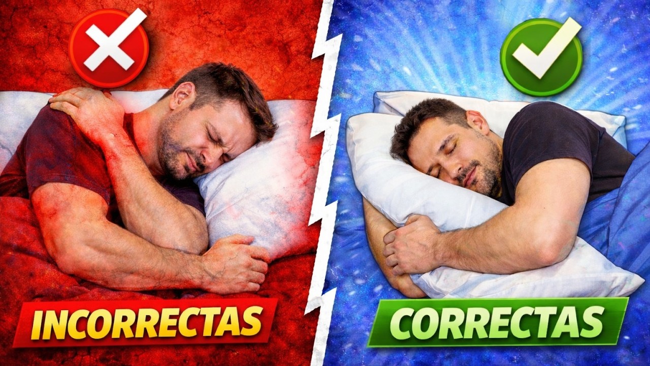 Estas POSTURAS para DORMIR ALIVIARÁN tu DOLOR de HOMBRO