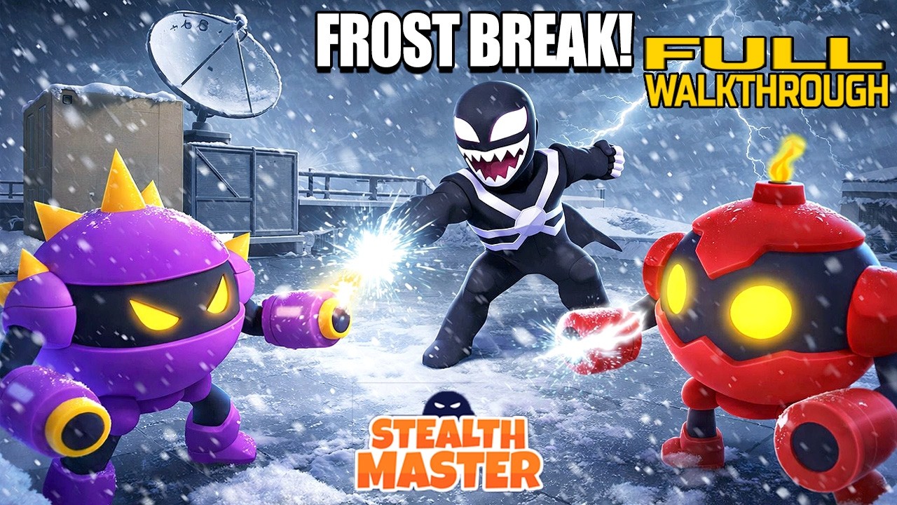 Высвобождая героя ЧУЖОГО (Венома) Прохождение Frost Break Stealth Master🤞😎