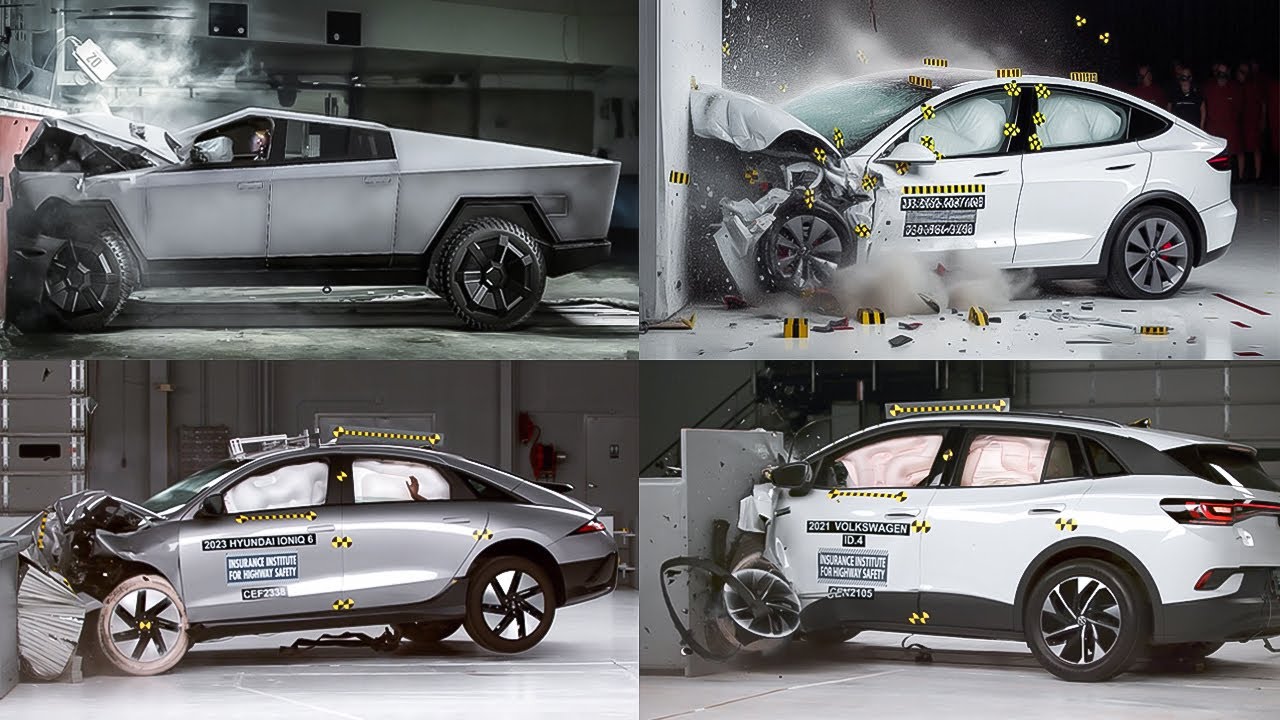 20 WORST & BEST EV CARS CRASH TEST 2024