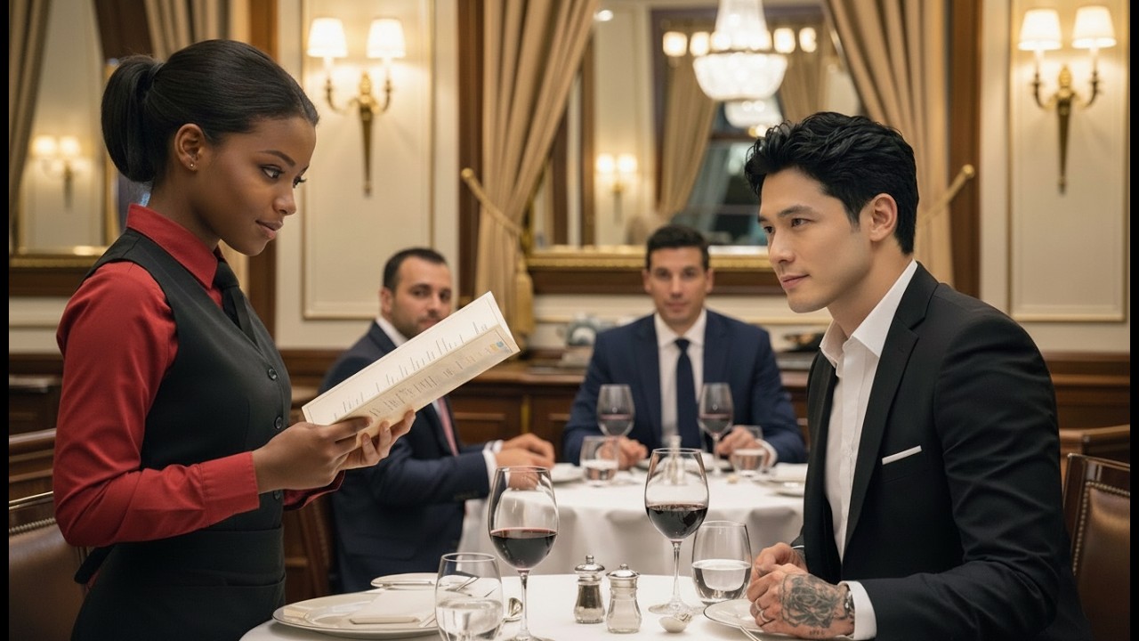 “She Can’t Even Read the Menu!” The Black Waitress Silenced The Korean Mafia Boss with Fluent Korean