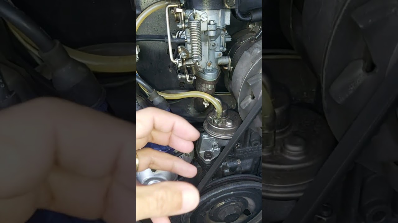 Fusca como carro do dia a dia (1): Bomba de combustível do fusca perdendo eficiência quando quente.