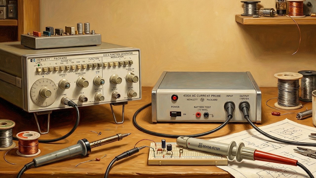 HP456A una sonda di corrente AC ritornata in vita dopo molti anni