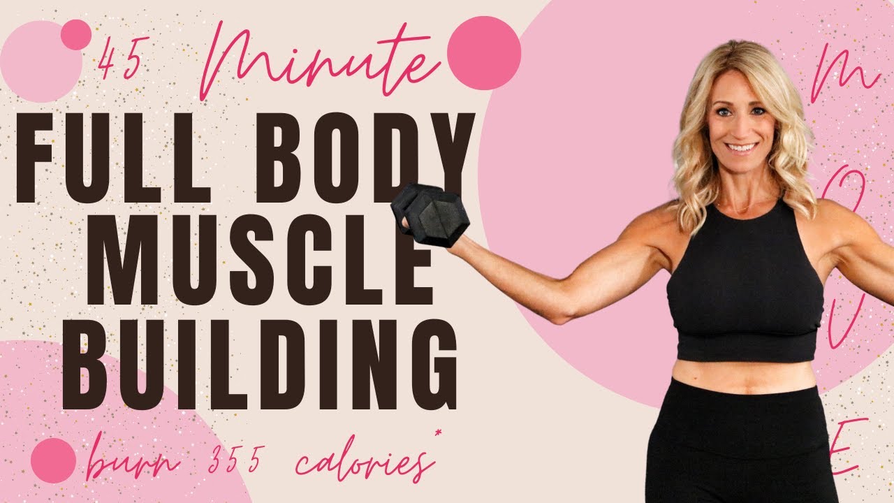45 Minute FULL BODY MUSCLE BUILDING Workout | Strength Workout at Home