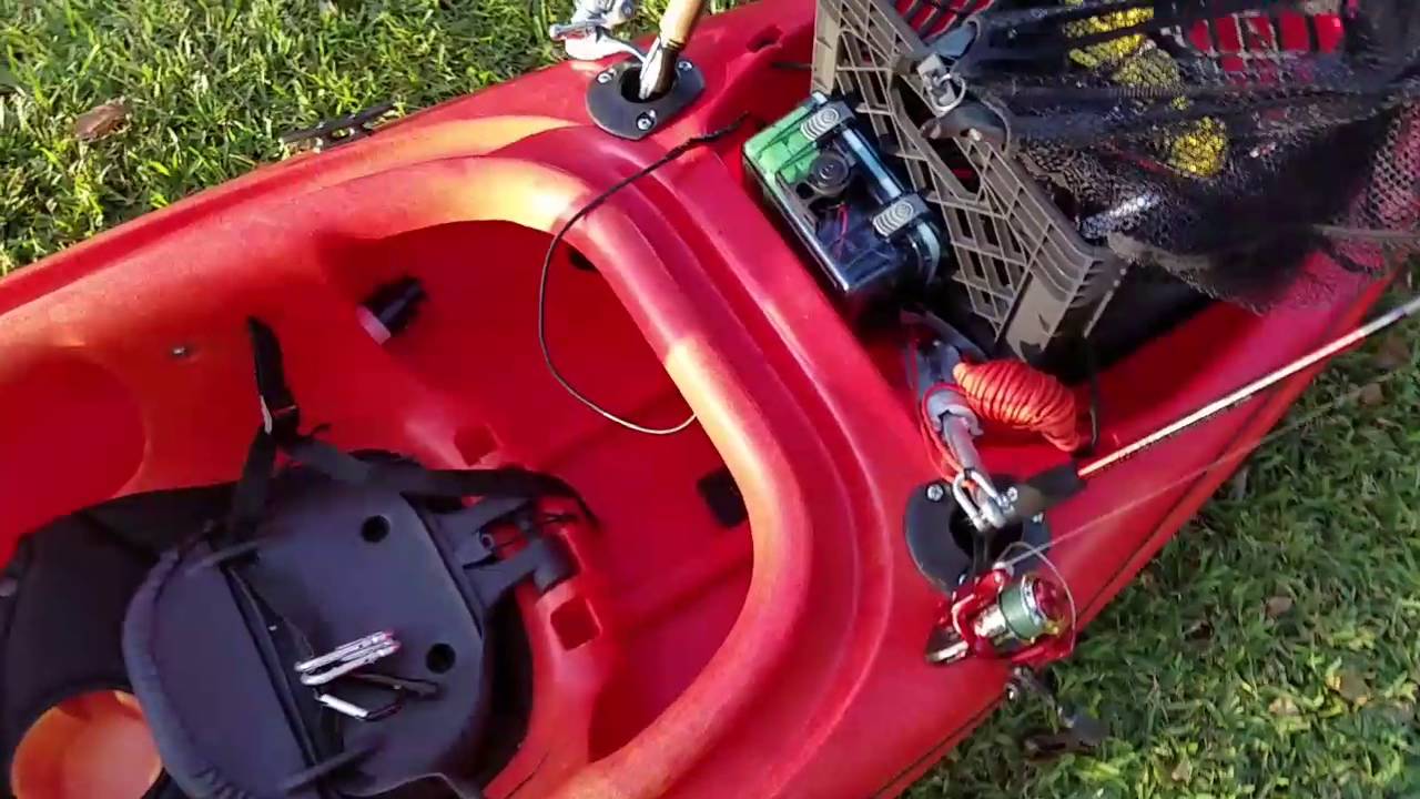 My sit inside kayak fishing setup- episode #001