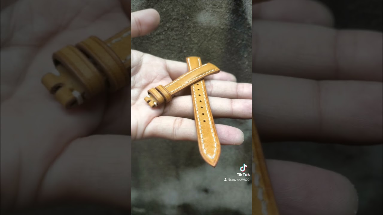 leather handmade watch strap 