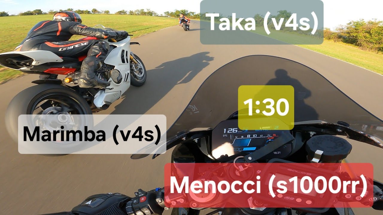 Pega INSANO na ultima bateria - 2 panigales V4S e S1000RR - Fazenda Capuava 13-07-2025